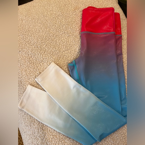 Zyia Rainbow light n tight no pockets slight shimmer Size 0, never worn - Picture 1 of 1